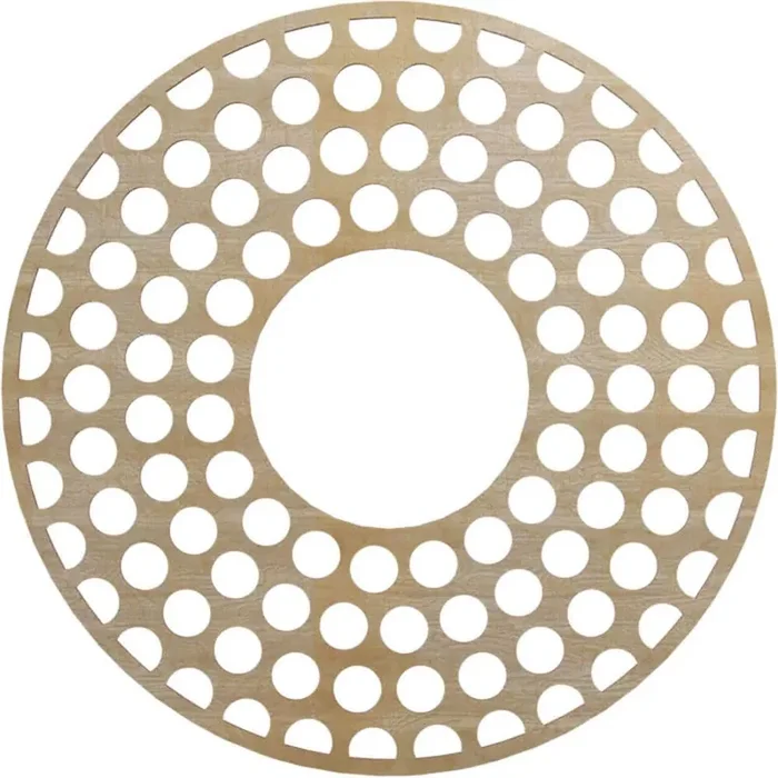 0.25 in. D x 28 in. W x 28 in. H Wood (Hickory) Medallion Moulding