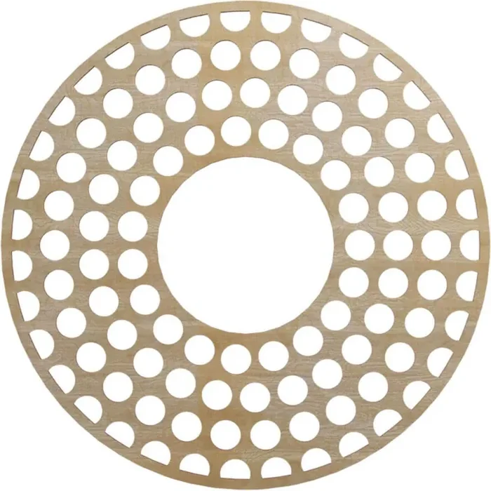 0.25 in. x 26 in. x 26 in. Wood (Hickory) Medallion Moulding
