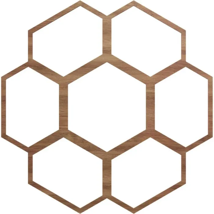 0.25 in. x 32 in. x 32 in. Wood Medallion Moulding