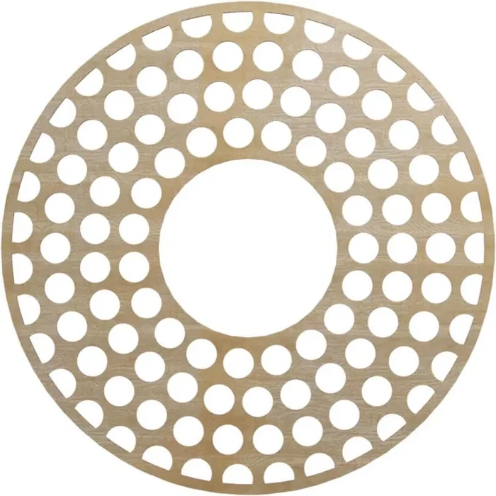 0.25 in. x 38 in. x 38 in. Wood Medallion Moulding