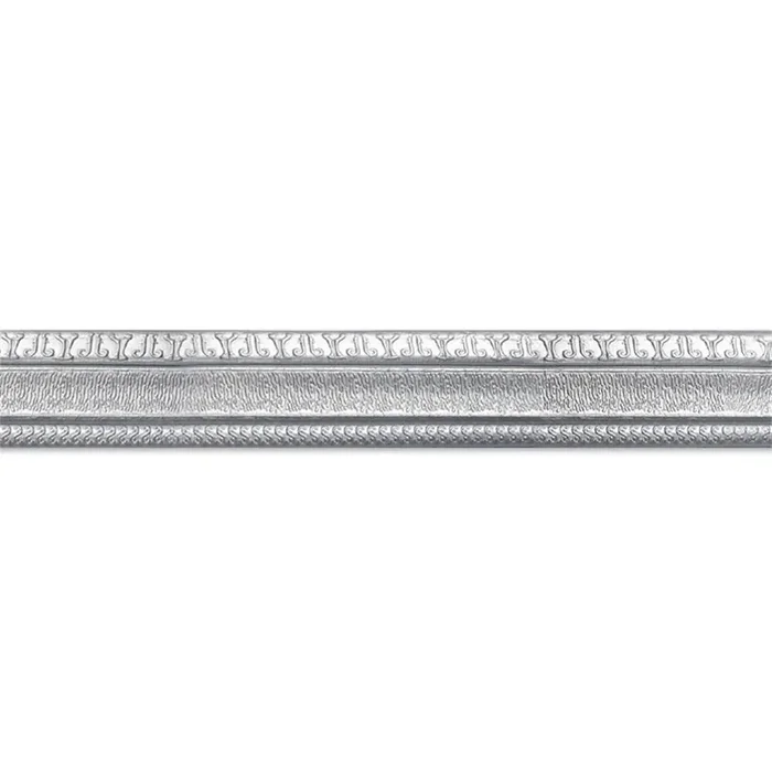 0.3 in. D x 3.15 in. W x 90 in. L Gray Self-Adhesive 3D Foam Baseboard Moulding