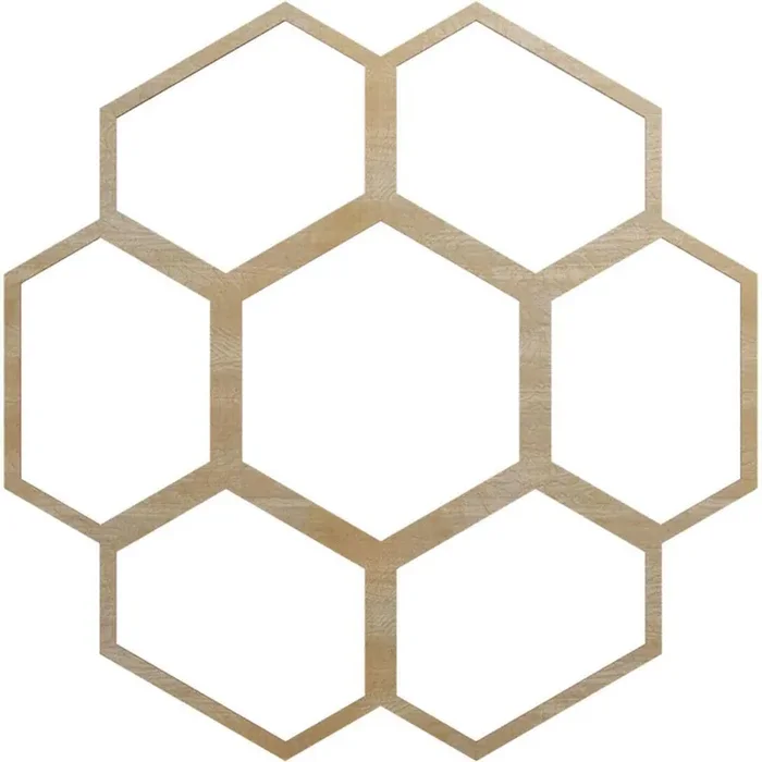 0.375 in. x 32 in. x 32 in. Wood (Birch) Medallion Moulding