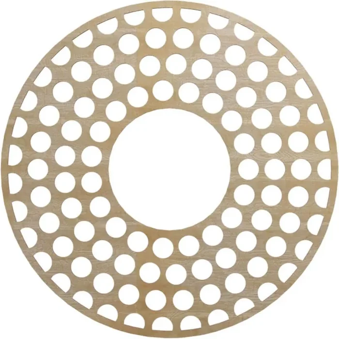 0.375 in. x 34 in. x 34 in. Wood Medallion Moulding