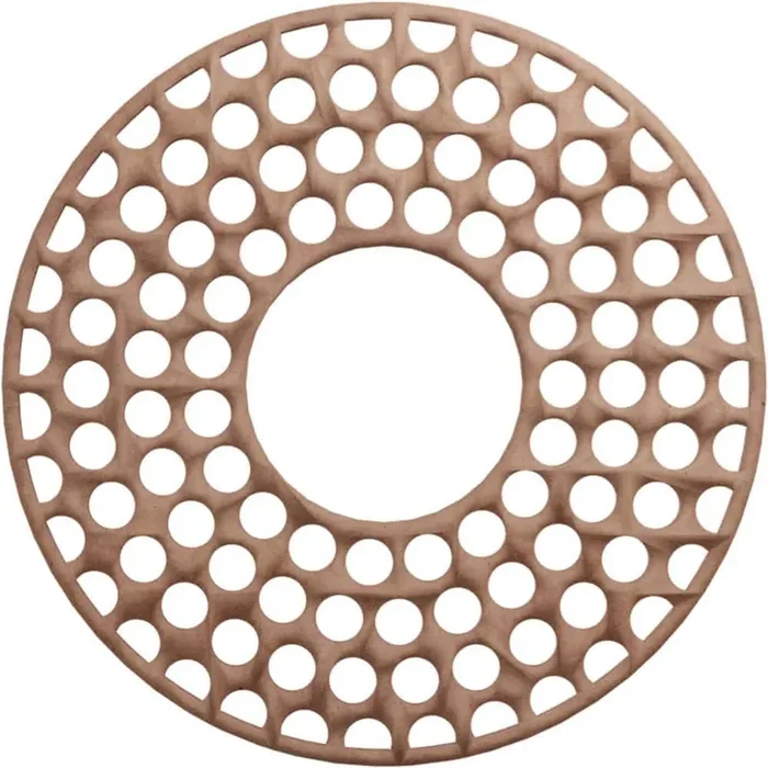 0.375 in. x 7.25 in. x 20 in. Wood Medallion Moulding