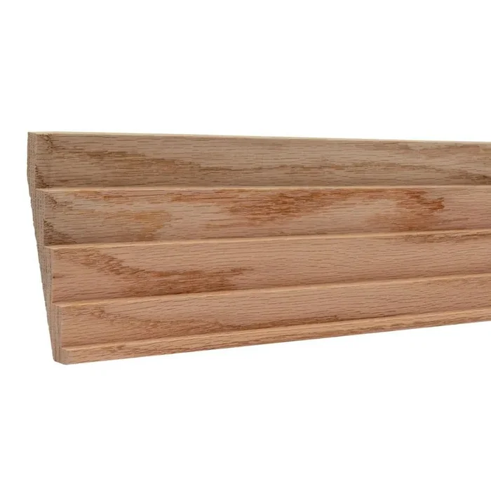 0.75 in. D x 5.5 in. W x 92 in. L Unfinished Red Oak Wood Duncan Sawtooth Crown Moulding