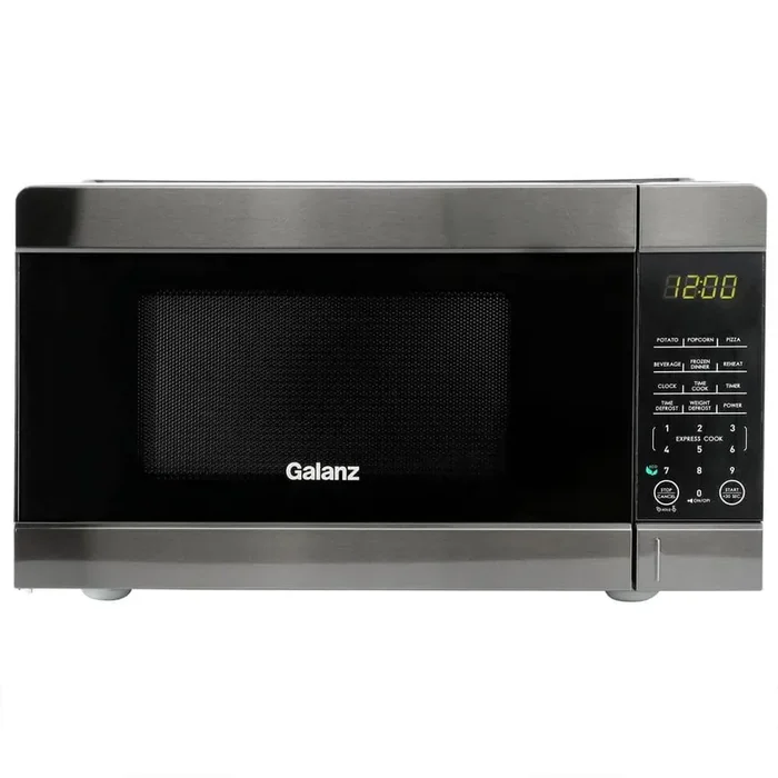 0.9 cu ft. 10 Level 900-Watt Countertop Microwave in Gray