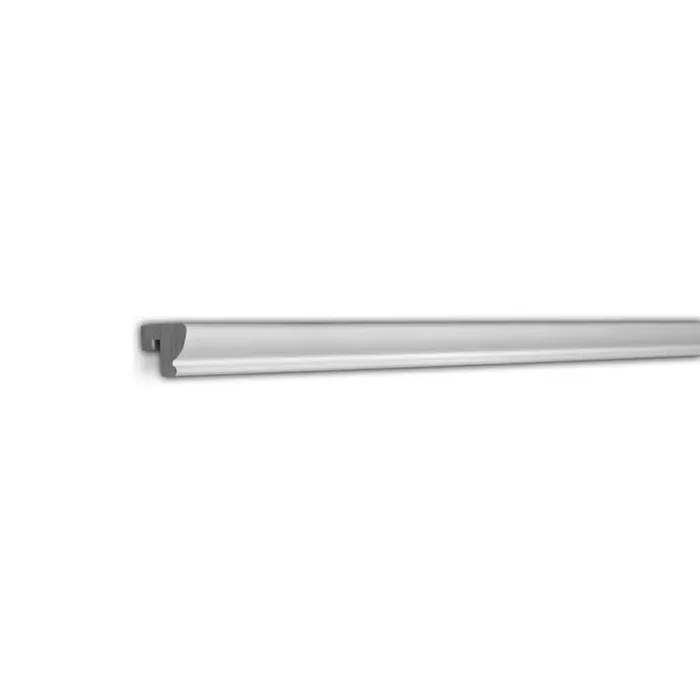 1-1/2 in. x 1-1/4 in. x 96 in. Recycled Polystyrene Cap Moulding Pro Pack 64 LF (8-Pack)