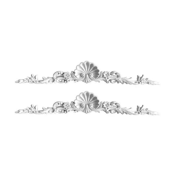 1-1/2 in. x 4-3/4 in. x 5-3/4 in. High Density Polyurethane Applique and Onlay Moulding (2-Pack)