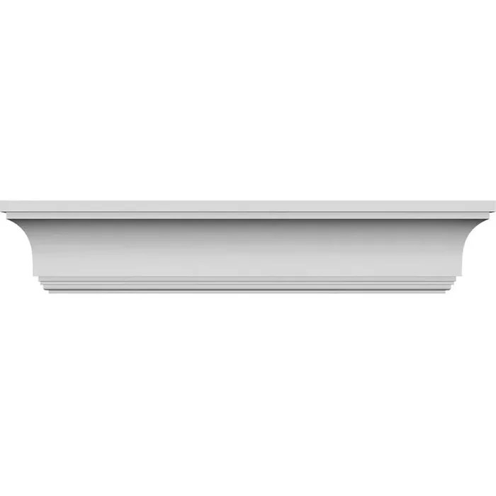 1-1/4 in. x 25 in. x 9-5/8 in. Polyurethane Standard Crosshead Moulding