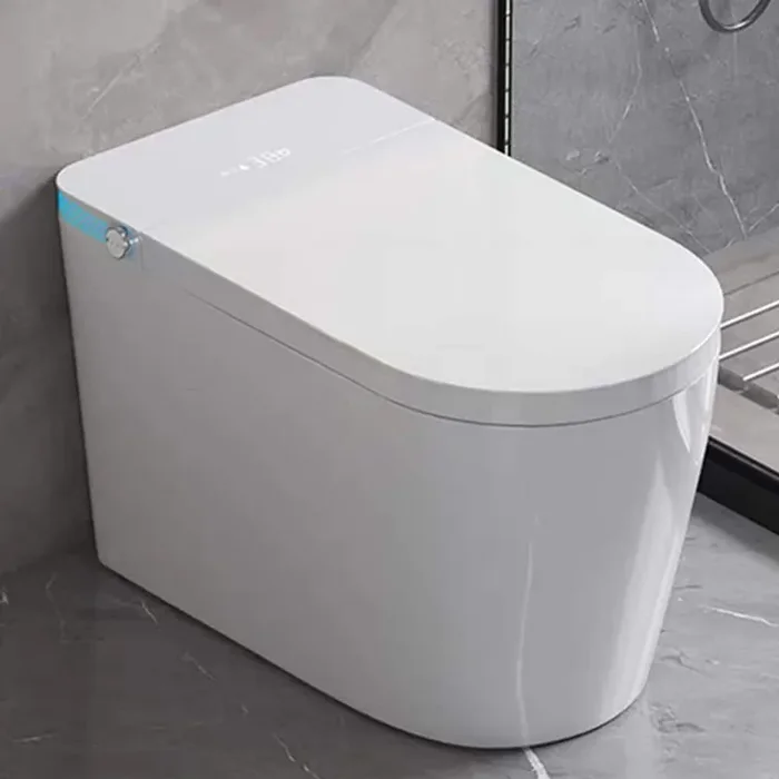 1.2 GPF Elongated Bidet Toilet in White with Auto Open/Close, Heated Seat, Warm Air Drying and Digital Display