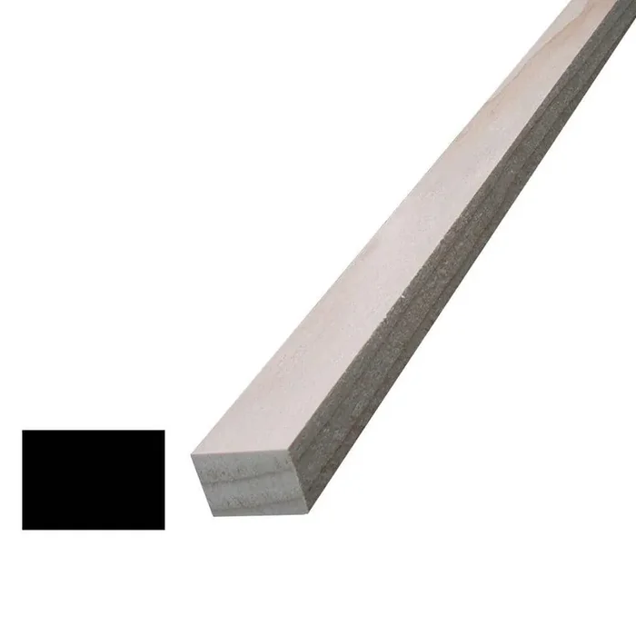 1/2 in. x 3/4 in. x 96 in. Hemlock Wood Square S4S Lattice