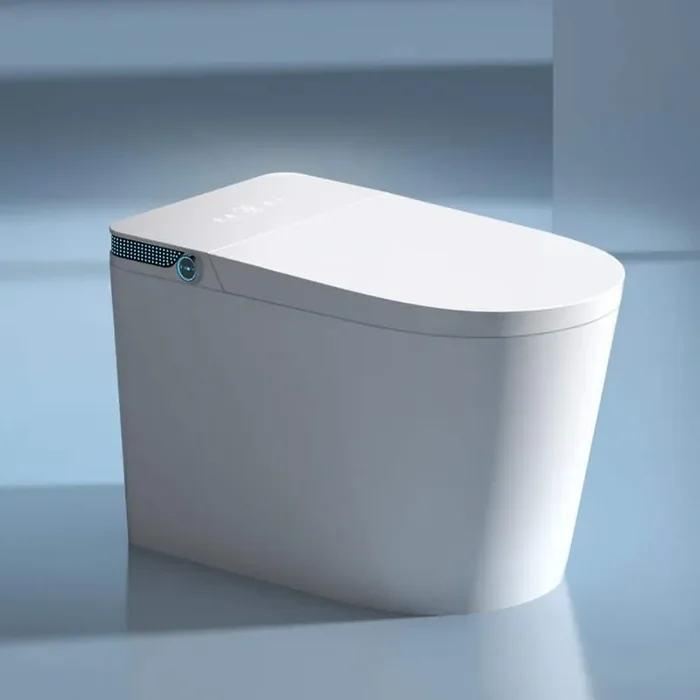 1.2GPF Built-in Tank Elongated Bidet Toilet in White With Auto Open/Close, Heated Seat, Warm Air Drying, Digital Display