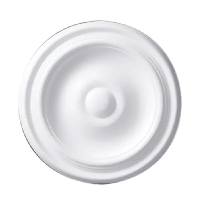 1-3/16 in. x 9-11/16 in. Plain Polyurethane Medallion