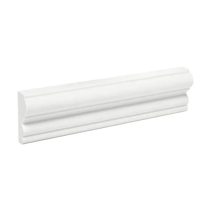 1-5/8 in. x 1/2 in. x 6 in. Long Plain Recycled Polystyrene Panel Moulding Sample