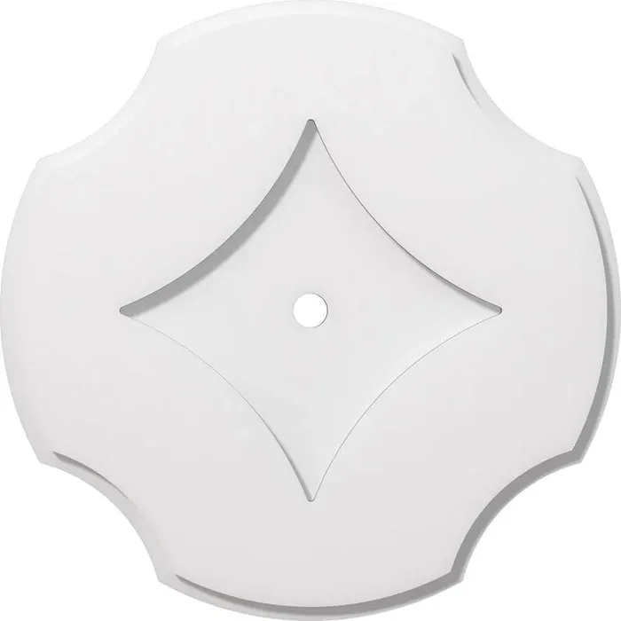 1 in. P X 6-1/4 in. C X 18 in. OD X 1 in. ID Percival Architectural Grade PVC Contemporary Ceiling Medallion