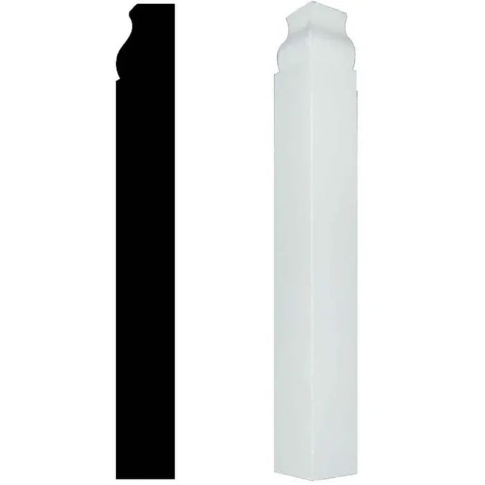 1 in. x 1 in. x 8 in. MDF Inside Corner Moulding