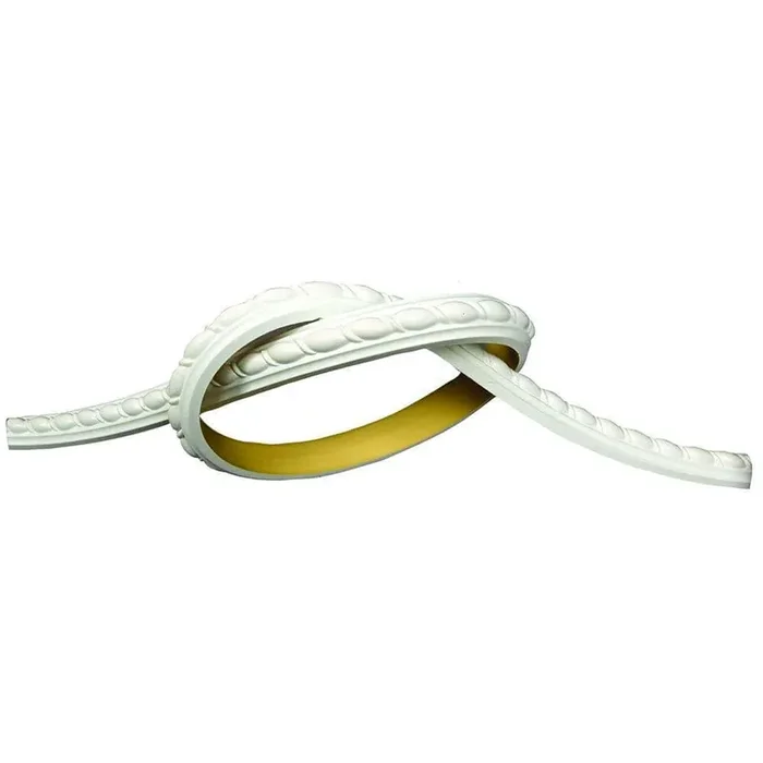 1 in. x 5/8 in. x 96 in. Ribbon Rope Flexible Polyurethane Panel Moulding Pro Pack 32 LF (4-Pack)
