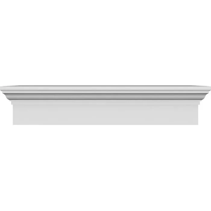 1 in. x 73 in. x 6 in. Polyurethane Crosshead Moulding