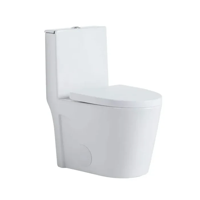 1-Piece 1.1/1.6 Gpf Dual Flush Elongated Toilet in White, Seat Included