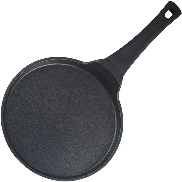 10 in. Aluminum Dual-Layer Nonstick Coating Quick Cleanup Crepe Pan Bakelite Handle Design Induction Compatible
