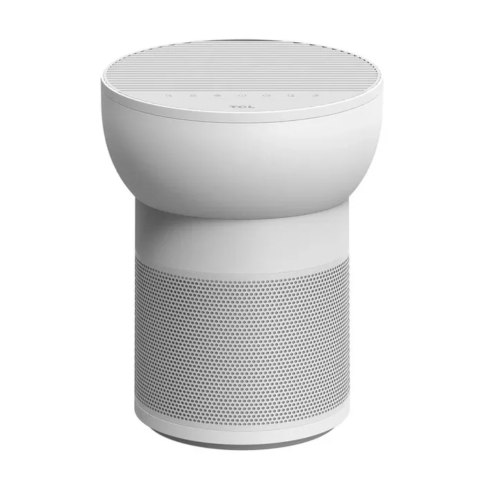 10 sq. ft. Breve A2 Home HEPA H13 Filter Clean Compact Console Air Purifier 360, Plastic, White