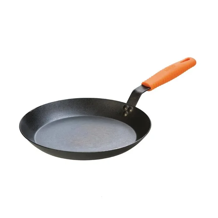 12 in. Carbon Steel Skillet in Black with Comfort Grip Handle