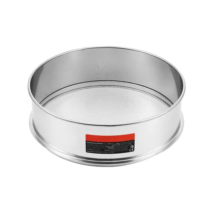 12 Mesh Flour Sieve, Stainless Steel Fine Sifter, 12.6 in. Dia. Food-grade Strainer for Baking, Rice, Flour, Mungbean