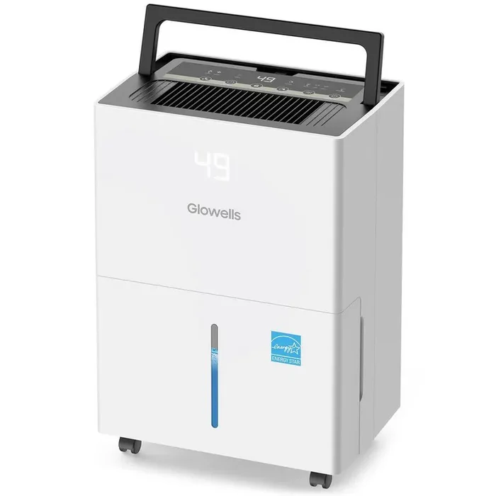 120 pt. 6,500 sq. ft. Energy Star Dehumidifier with Bucket for Wetroom, Basement and Garage with Auto Defrost in White