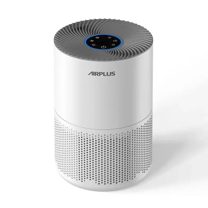 1200 sq. ft. True H13 HEPA True Personal Console Air Purifier in Whites, 99.97% Cleaner, 153 CFM, Sleep Mode, Kid Lock