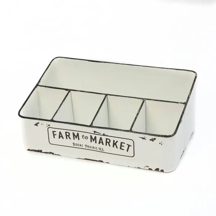14.3 in. L Metal Farm to Market Container