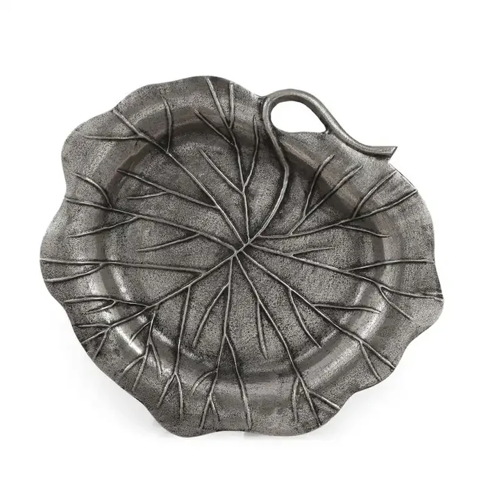 16.5 in. Bronze Aluminum Modern and Elegant Platters is Perfect for Any Occasion