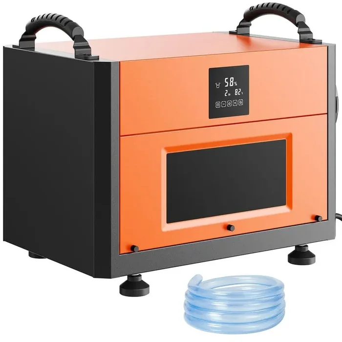 190 pt. 4000 sq. ft. Commercial Dehumidifier in. Oranges/Peaches with Drain Hose Basements Warehouse and Job Sites