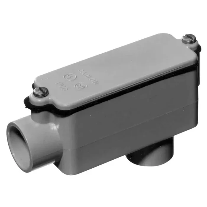 2-1/2 in. Sch. 40 and 80 Electrical PVC Type-LB Conduit Body (E986K-1-HD)