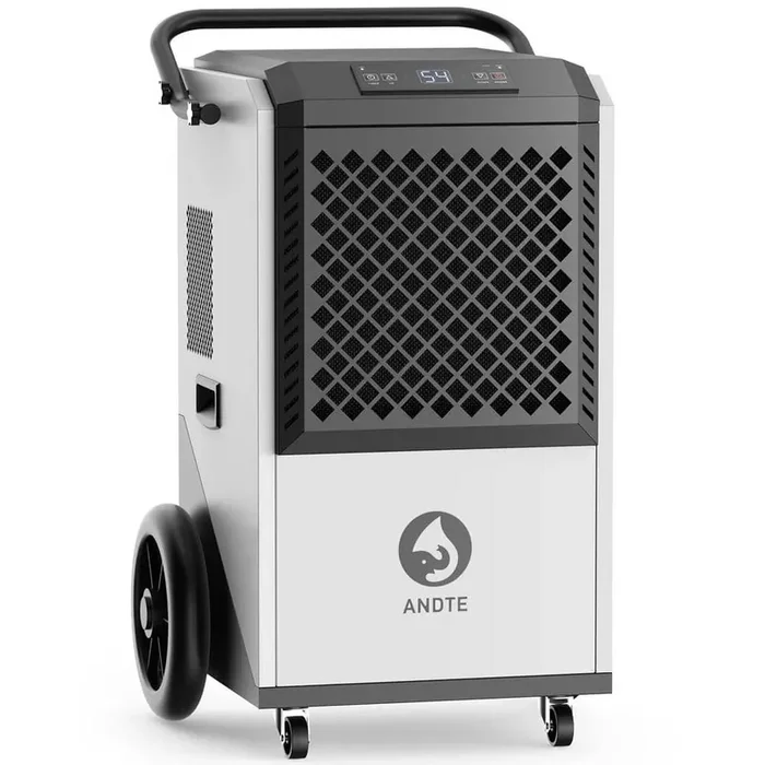 230 pt. 8,000 sq. ft. Commercial Dehumidifier for Basement in. White, High Efficiency Compressor