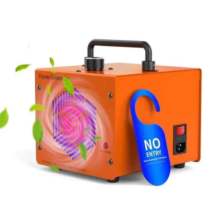 2600 sq. ft. 20,000 mg Ion Generator Ozone Generator in Orange with Timer for Cars, Rooms, Smoke, and Pets