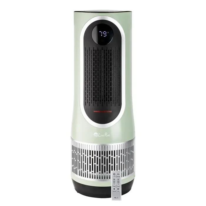 3-in-1-Clean Heat True HEPA Air Purifier/Heater, up to 400 sq. ft. Sage