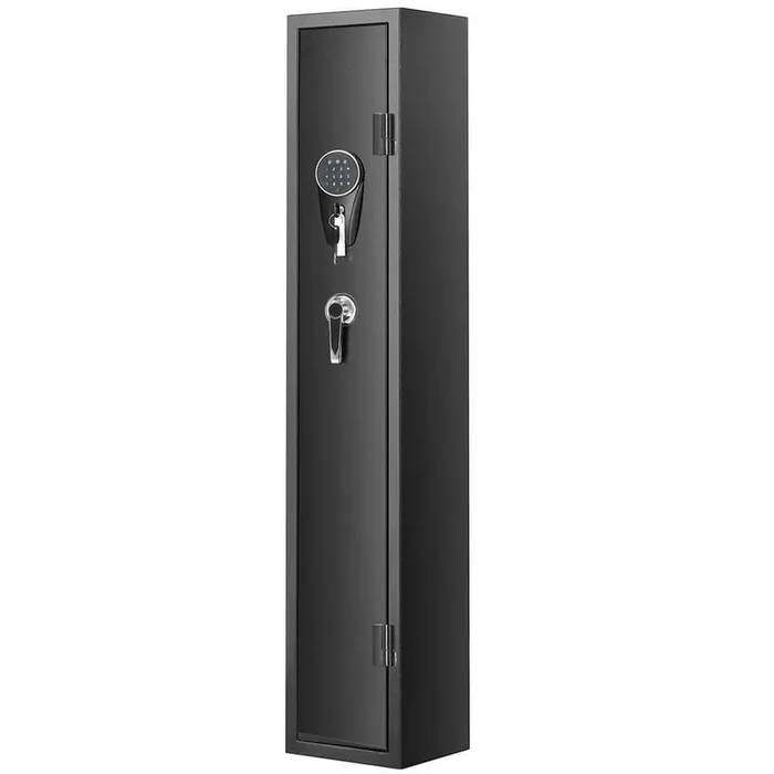 3 Rifles Gun Safe, 52 in. Black backpack, Quick Access Gun Storage Cabinet with Removable Shelf, with Digital Keypad
