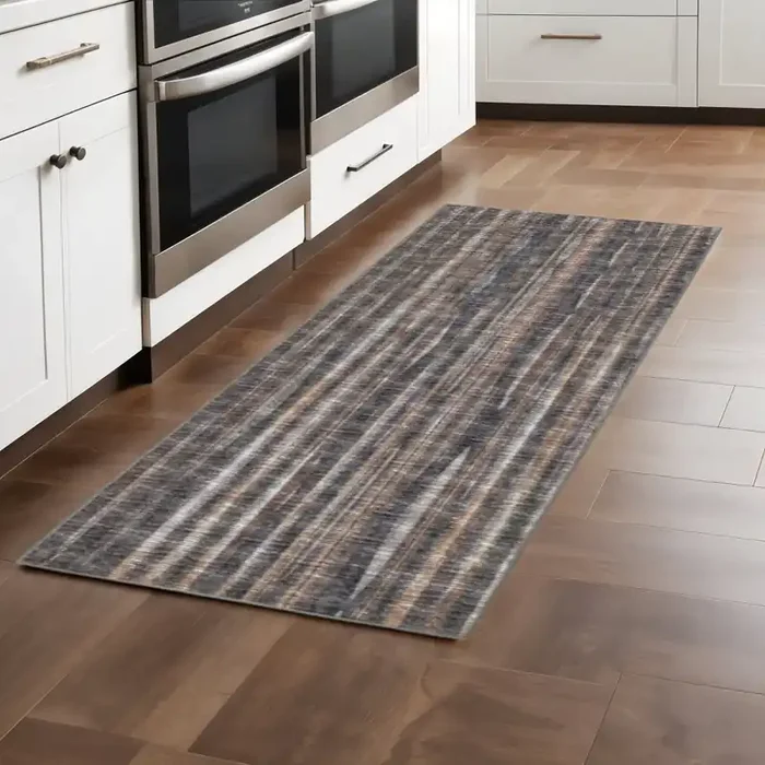 3‘ x 8‘ Brown Ombre Tufted Runner – Warmth with Modern Texture