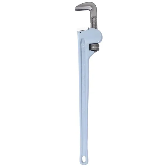 36 in. Pipe Wrench Aluminum Straight Pipe Wrench Heavy Duty