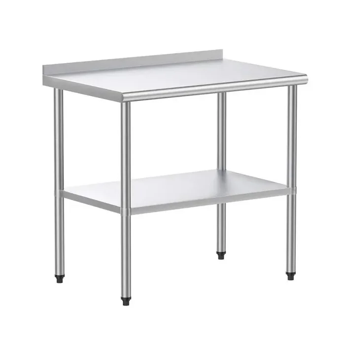 36 x 24 in. Stainless Steel Kitchen Prep Table Kitchen Utility Table