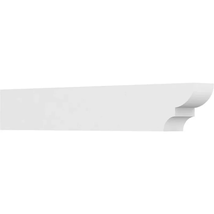 4 in. x 6 in. x 36 in. Ridgewood PVC Rafter Tail Brace