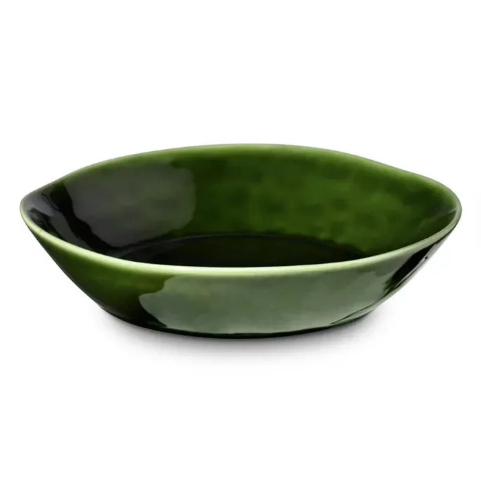 40 fl. oz. Green Stoneware Soup Bowl (Set of 4)