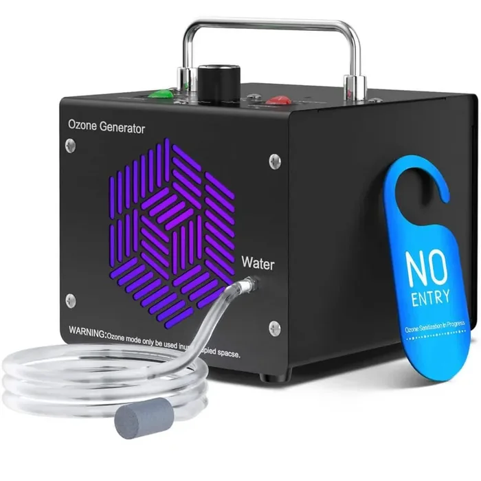 4000 sq. ft. Ion Generator Ozone Generator in Black for Home and Car, Ozone Machine Odor Removal, Water and Air Modes