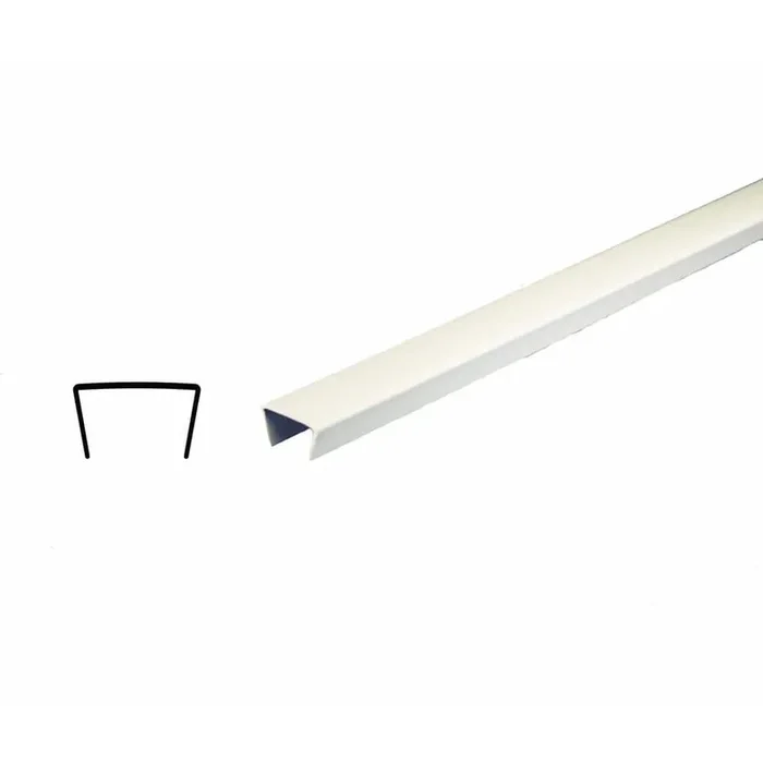 5/16 in. x 1/2 in. x 96 in. PVC Shelf Edging Moulding