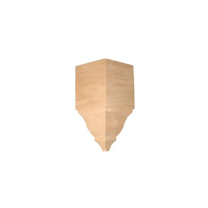 5-3/4 in. D x 2-3/4 in. W x 2-3/4 in. L Unfinished Alder Wood IS Crown Corner Block