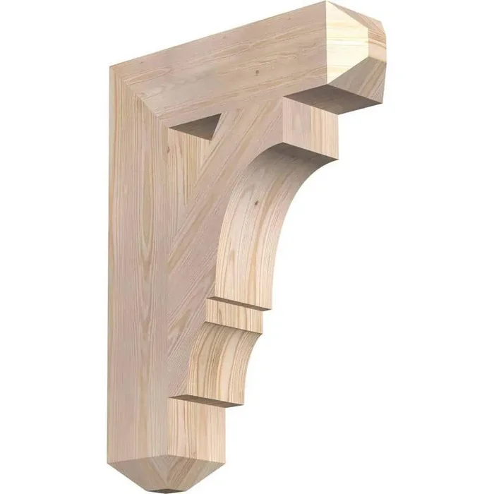 5.5 in. x 30 in. x 22 in. Douglas Fir Balboa Craftsman Smooth Bracket