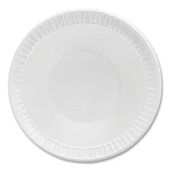 5 oz. White Non-Laminated Disposable Foam Bowls, 125 / Pack, 8 Packs / Carton