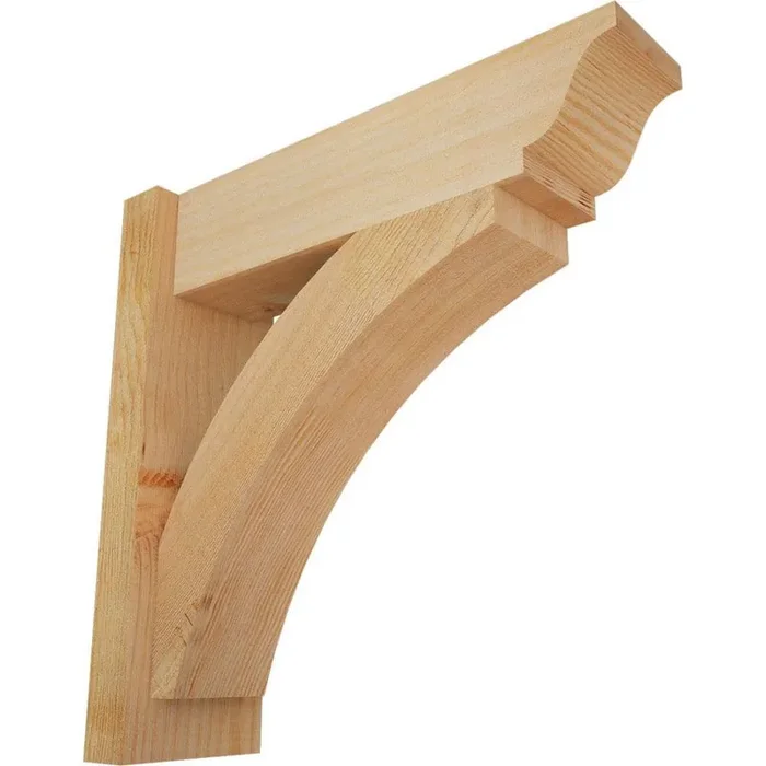 6 in. x 20 in. x 20 in. Douglas Fir Thorton Traditional Rough Sawn Outlooker