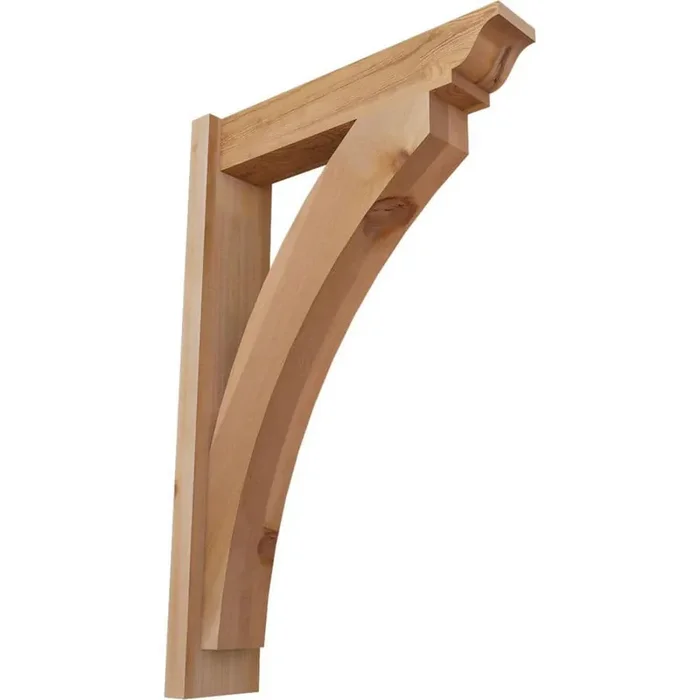 6 in. x 34 in. x 22 in. Western Red Cedar Thorton Traditional Smooth Outlooker