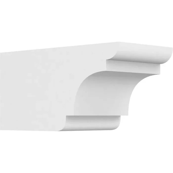 6 in. x 6 in. x 12 in. Standard New Brighton Architectural Grade PVC Rafter Tail Brace
